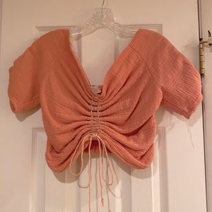 Fun off the shoulder Pookie & Sebastian top that can lengthen and shorten